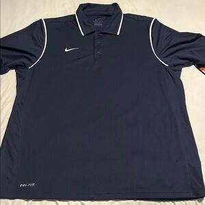 Nike Men's Dark Blue Polo Shirt